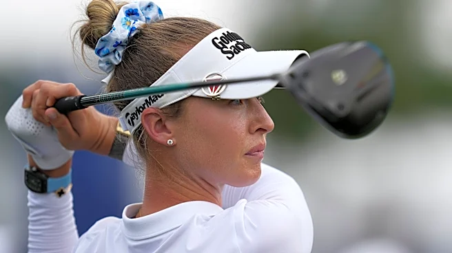 Nelly Korda goes bogey-free for 67 and shares the lead at LPGA in Mexico