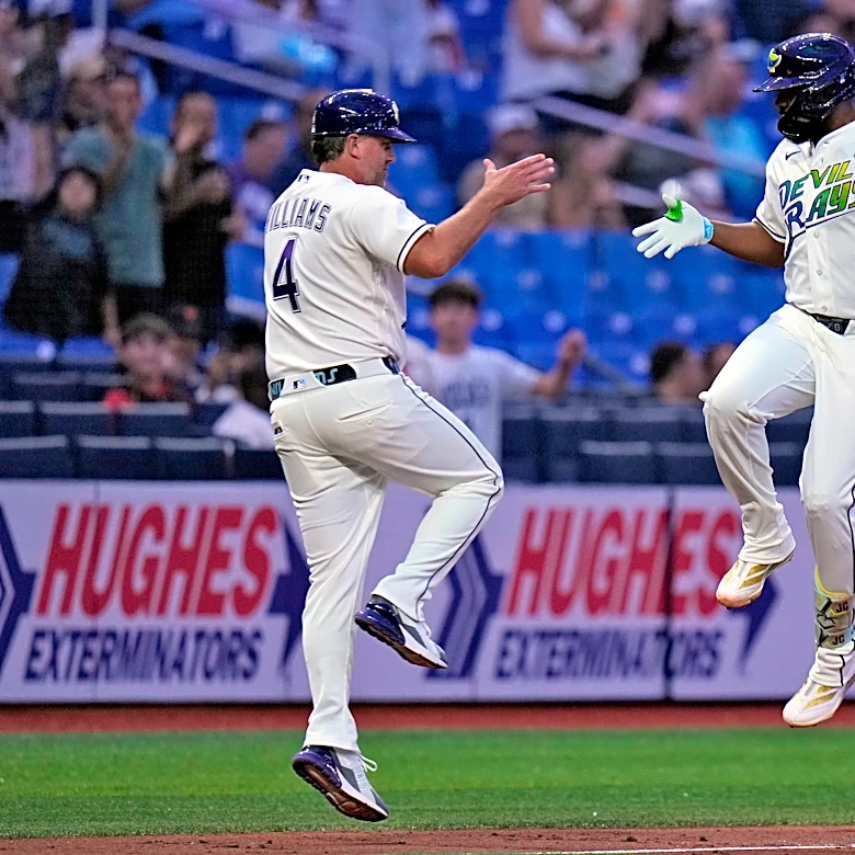 Diaz and Caminero homers, McClanahan's 6 strong innings carry Rays past Giants 3-0
