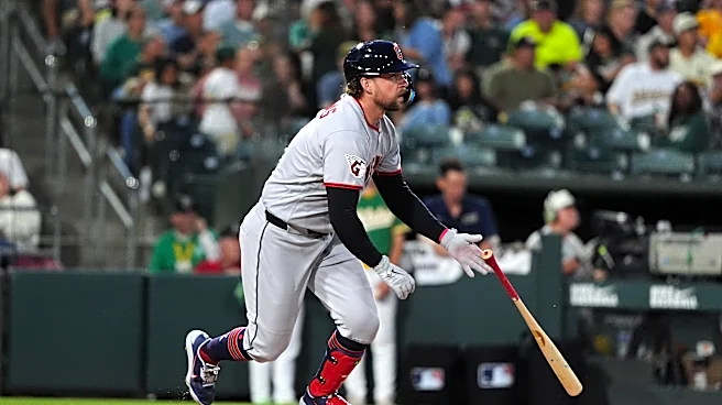 Hoskins and DeLauter power the Guardians past the Athletics 8-5