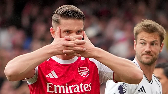 Arsenal opens up 6-point lead in Premier League title race to pile pressure on Man City