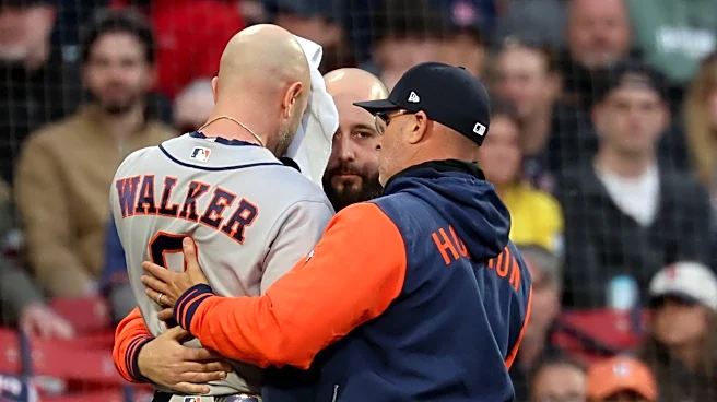 Houston's Christian Walker feels OK after being hit in head by fastball; expects to play Sunday