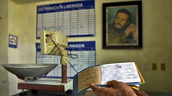 Cubans struggle to survive on pocket-size government ration books as products dwindle