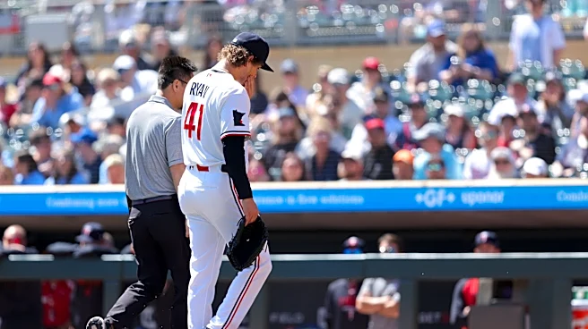 Twins pitcher Joe Ryan leaves start vs. Blue Jays with right elbow soreness
