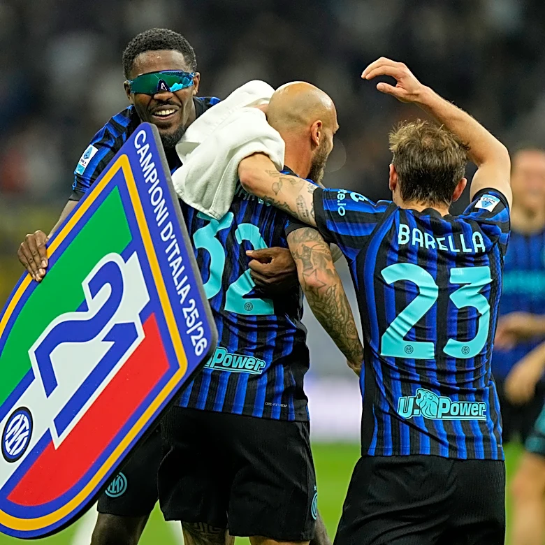 Inter Milan seals the Italian league soccer title with 3 rounds to spare