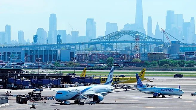United flight landing in Newark strikes pole on New Jersey Turnpike, damages delivery truck