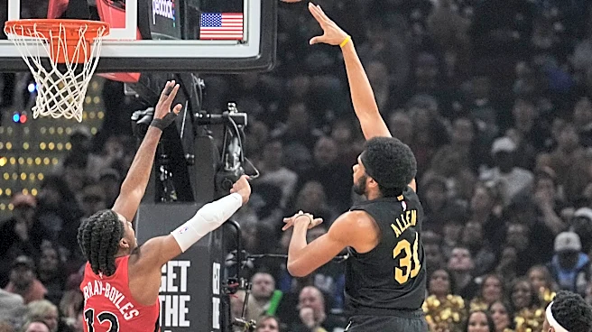 Allen ties career high with 22 points as Cavaliers beat Raptors 114-102 to advance