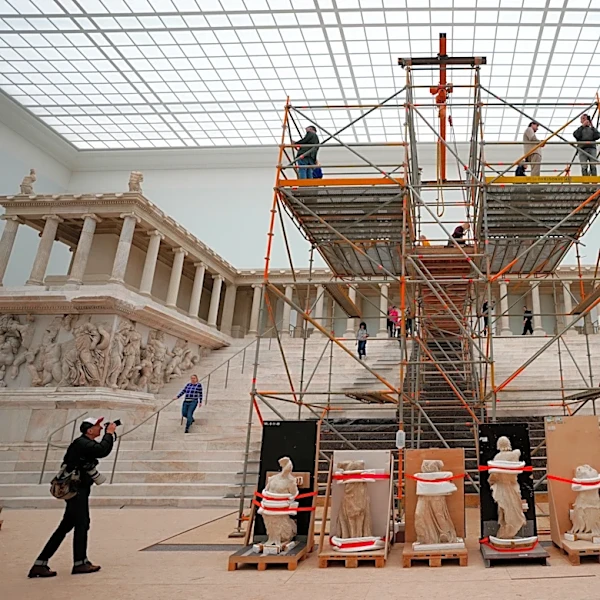 Berlin's Pergamon Museum will reopen in mid-2027 as a lengthy restoration moves forward
