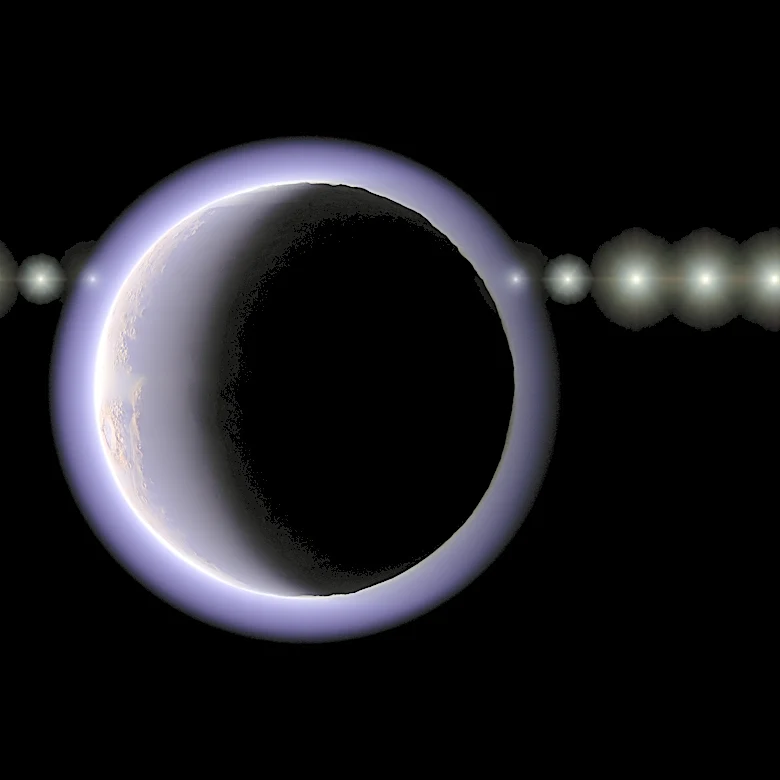 Astronomers believe they've detected an atmosphere around a tiny, icy world beyond Pluto