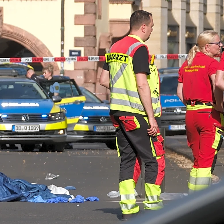 A driver plows into people in a shopping area in Germany, killing 2
