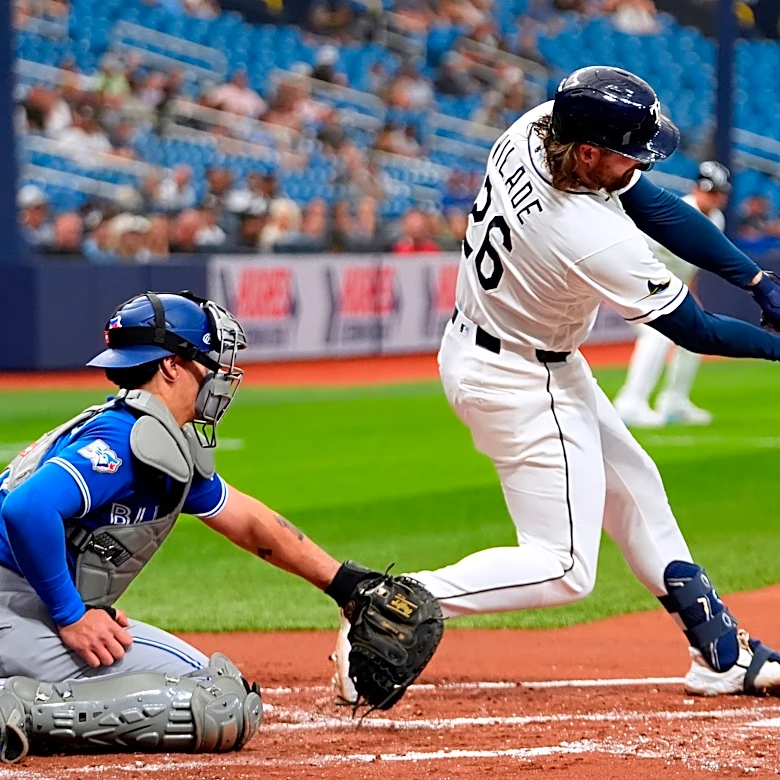 Ryan Vilade hits a 3-run homer and the Rays beat the Blue Jays 5-1 for their 4th straight win