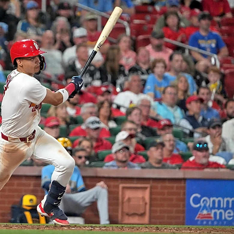 Herrera drives in 3 runs, Leahy pitches 5 1/3 solid innings as Cardinals beat Brewers 6-3