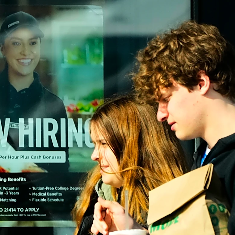 U.S. job openings were unchanged at 6.9 million in March but hiring improved