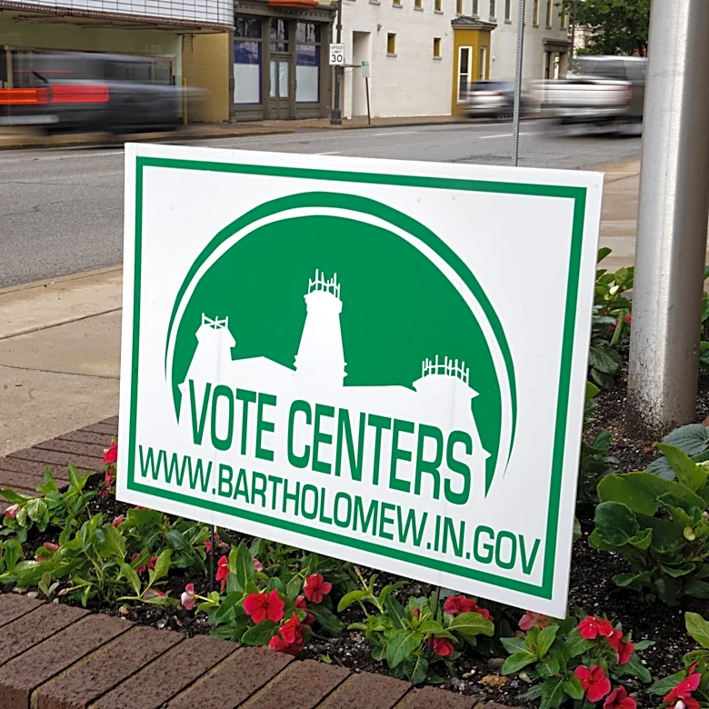 The Latest: Primary elections in Indiana and Ohio will test Trump's power and shape midterms