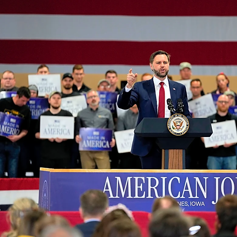 Vice President Vance woos Iowa Republican voters ahead of 2028