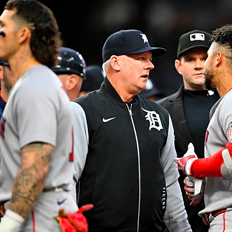 Rafaela homers and drives in four runs as the Red Sox rout the Tigers 10-3