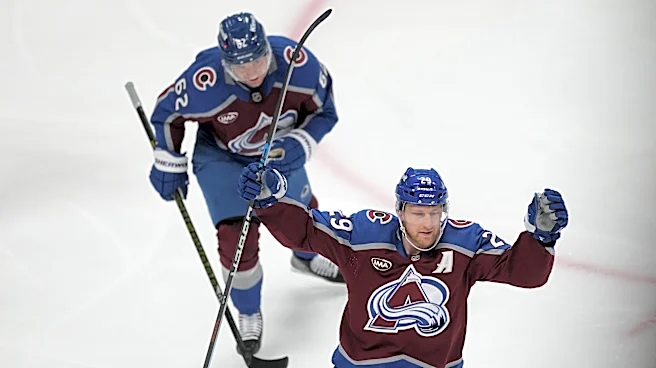 MacKinnon has goal and 2 assists in 5-2 win over Wild as Avalanche take 2-0 lead in series