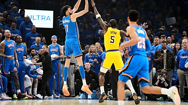 Holmgren has 24 points to help Thunder top Lakers 108-90 in Game 1 of Western Conference semifinals