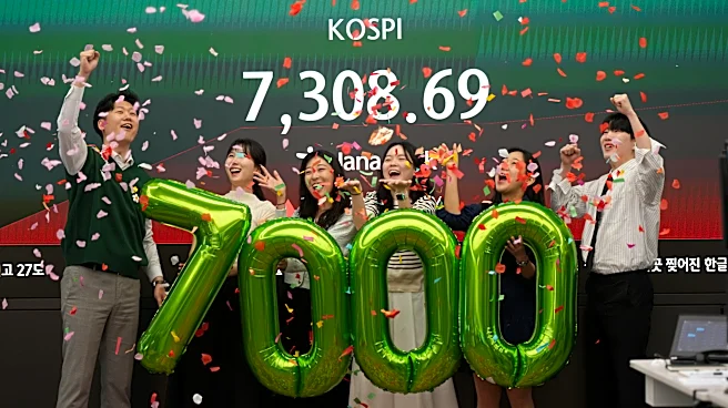 AI boom drives a rally in buying of tech shares, pushing South Korea's Kospi to a record