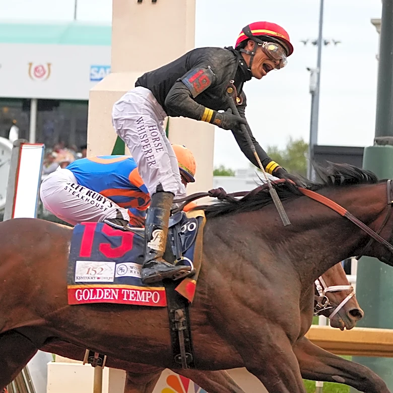 Kentucky Derby winner Golden Tempo is not running in the Preakness