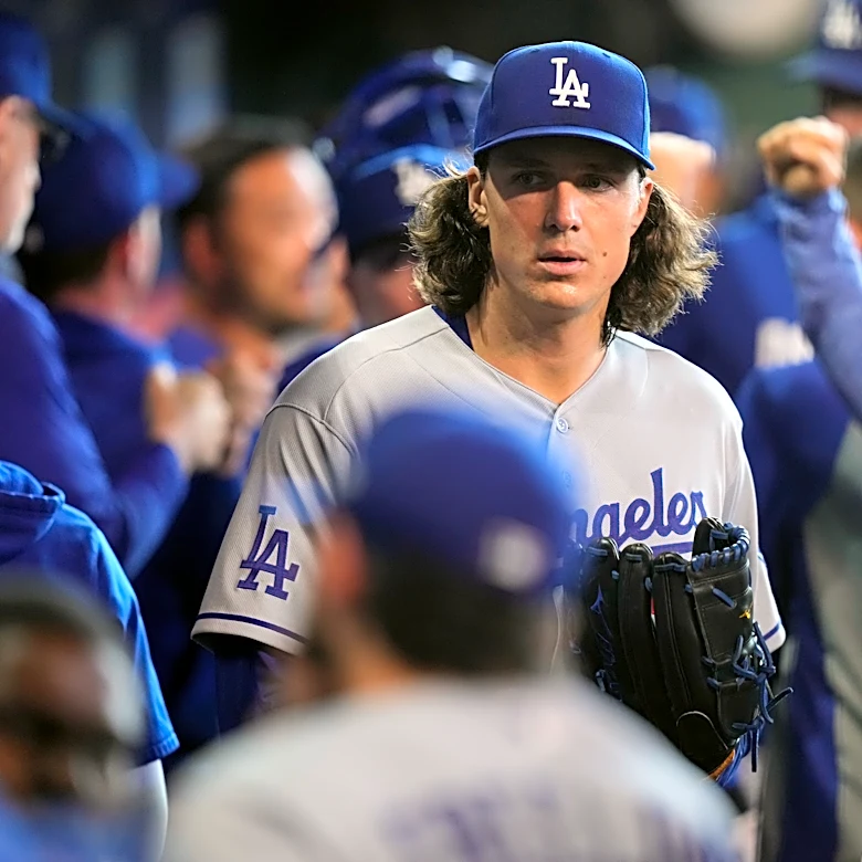Dodgers’ Tyler Glasnow leaves vs Astros before second inning with back spasms