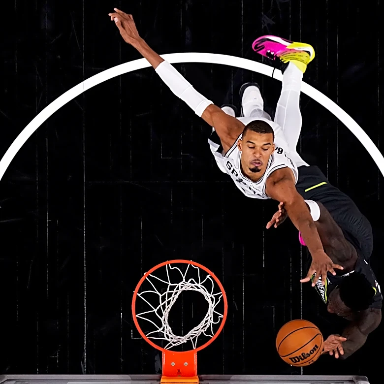 Wembanyama, Spurs take out frustration on Timberwolves to even semifinal series at one apiece