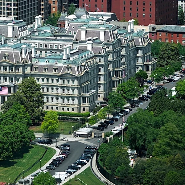 Trump wants to paint the Eisenhower office building white. Now a key federal agency considers it