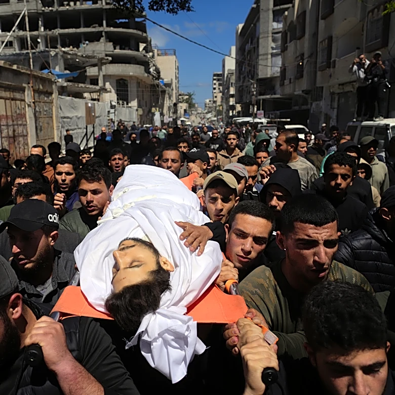 Hamas says a son of its chief negotiator was killed in an Israeli strike on Gaza
