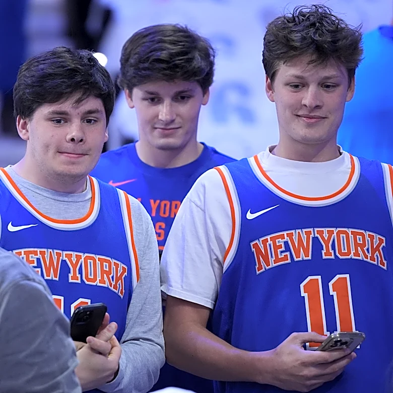 Spike Lee, Timothée Chalamet and non-famous Knicks fans enjoy a Game 3 win in Philly
