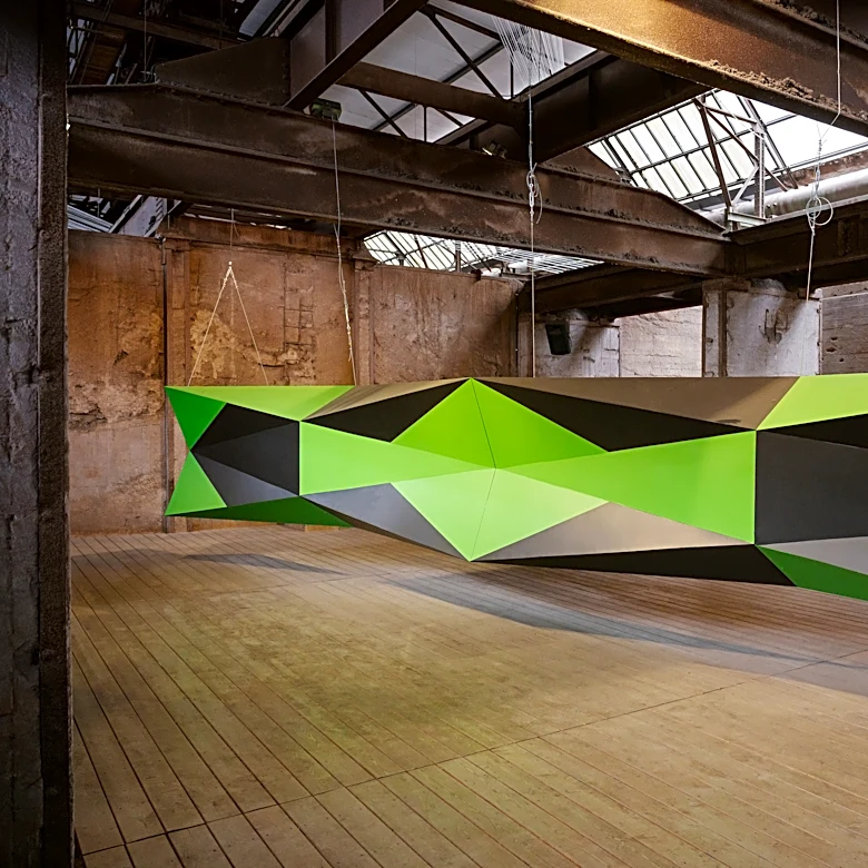 Dozens of artists bring new life to a gigantic former ironworks on UNESCO's world heritage list