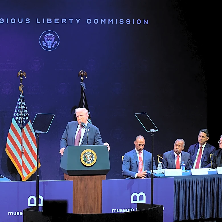 Rejecting church and state separation is on the wish list for Trump's religious liberty commission