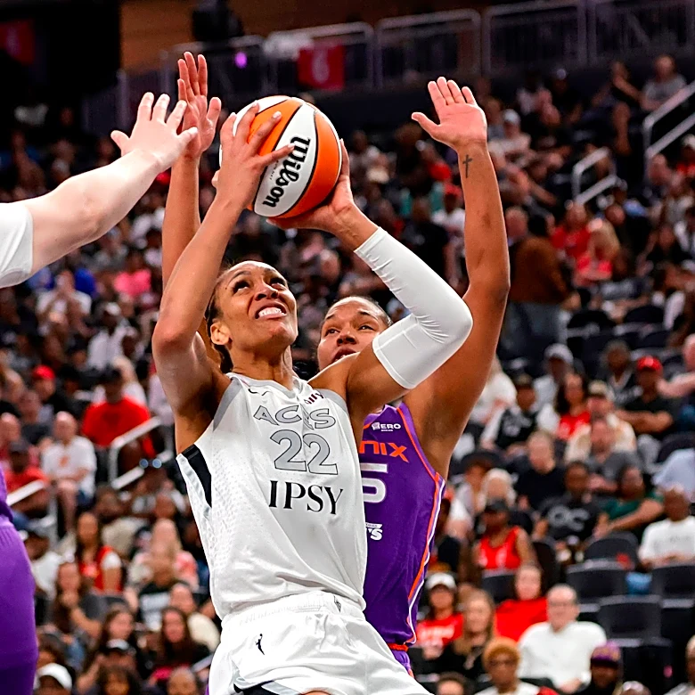 Mercury rout the Aces 99-66 to spoil Las Vegas' ring ceremony