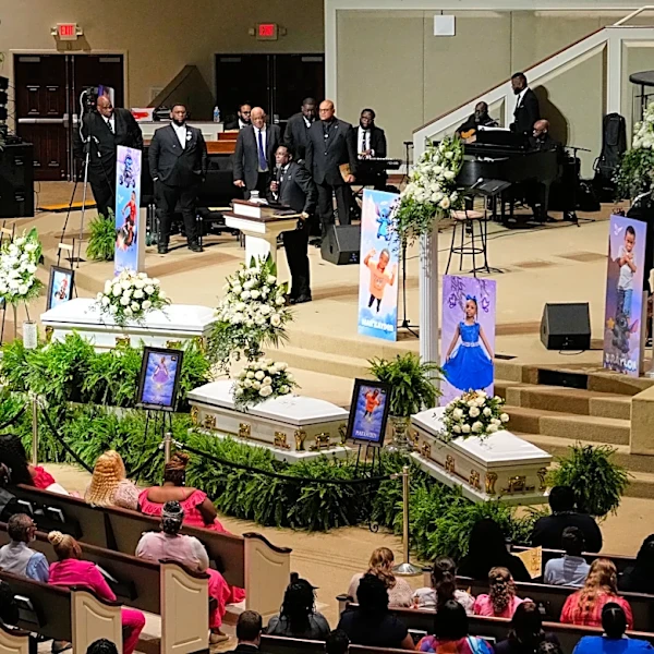 8 children killed in Louisiana mass shooting remembered at funeral