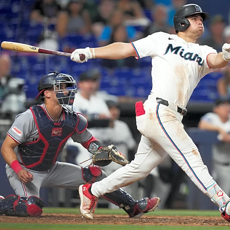 Jakob Marsee hits a 3-run home run, Marlins rally to beat Nationals 8-7