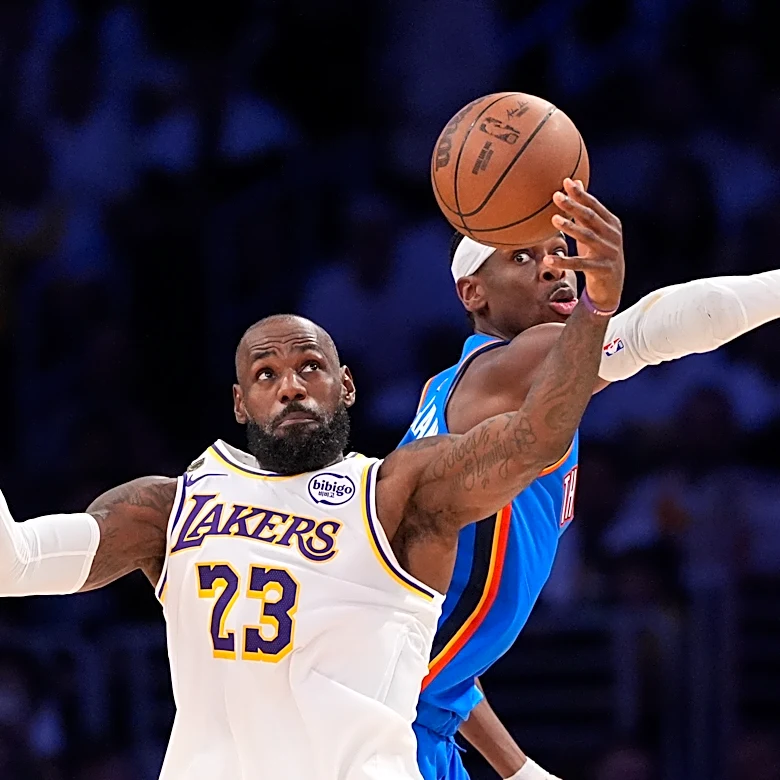 Thunder charge past Lakers 131-108 in Game 3 for another blowout in the champs' 7-0 playoff run