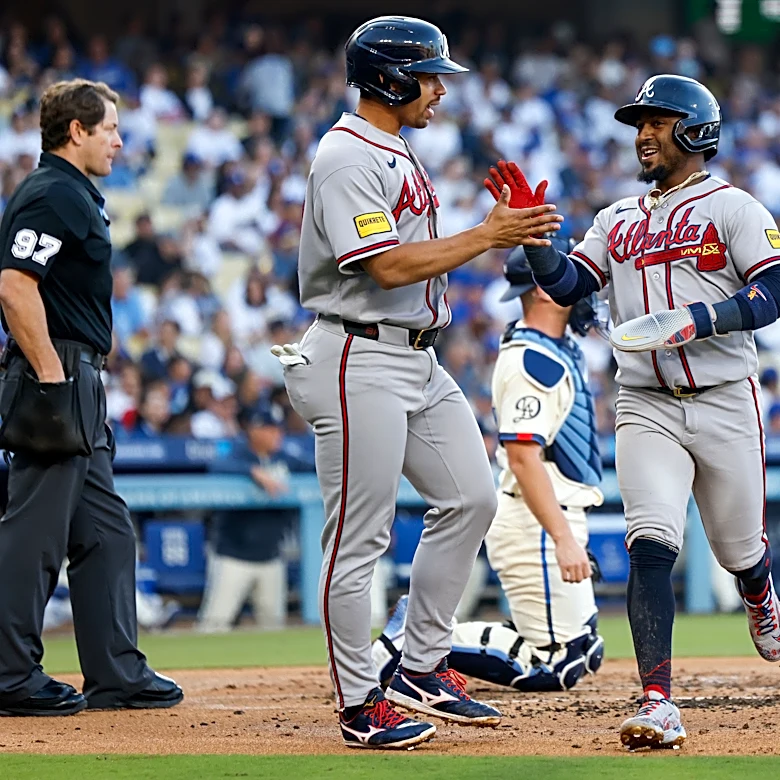 Braves batter Blake Snell for five runs in 7-2 win over Dodgers to end losing streak in Los Angeles