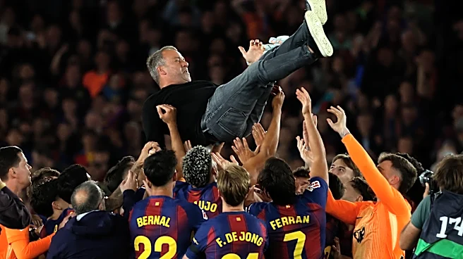 Flick says 'I will never forget this day' as Barcelona wins La Liga after death of coach's father