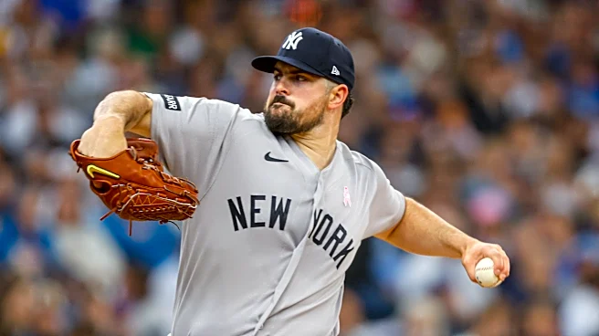 Yankees' Carlos Rodón shows good velocity but struggles with control in his season debut