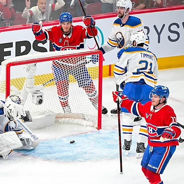 Canadiens beat Sabres 6-2 to take a 2-1 lead in the second-round Eastern Conference series