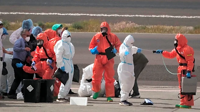 3 passengers, French and American, test positive or have symptoms of hantavirus after evacuation