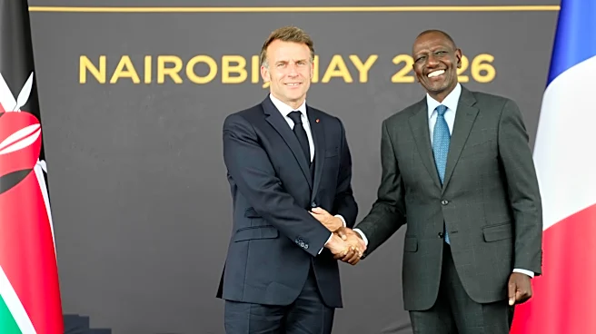France woos Anglophone Africa at a summit in Kenya