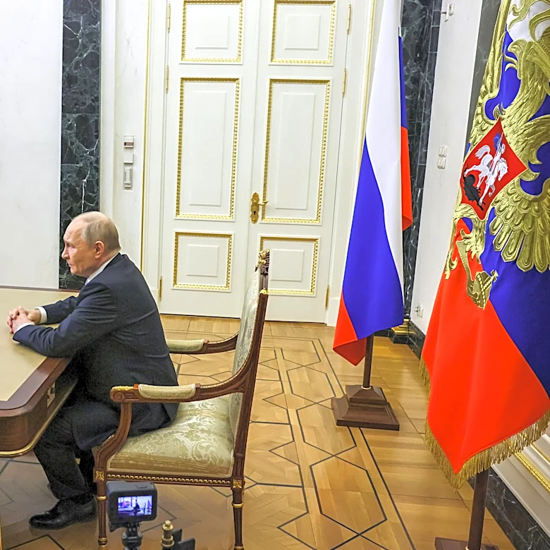 Putin hails Russia's test launch of a new ballistic missile and calls it the world's most powerful