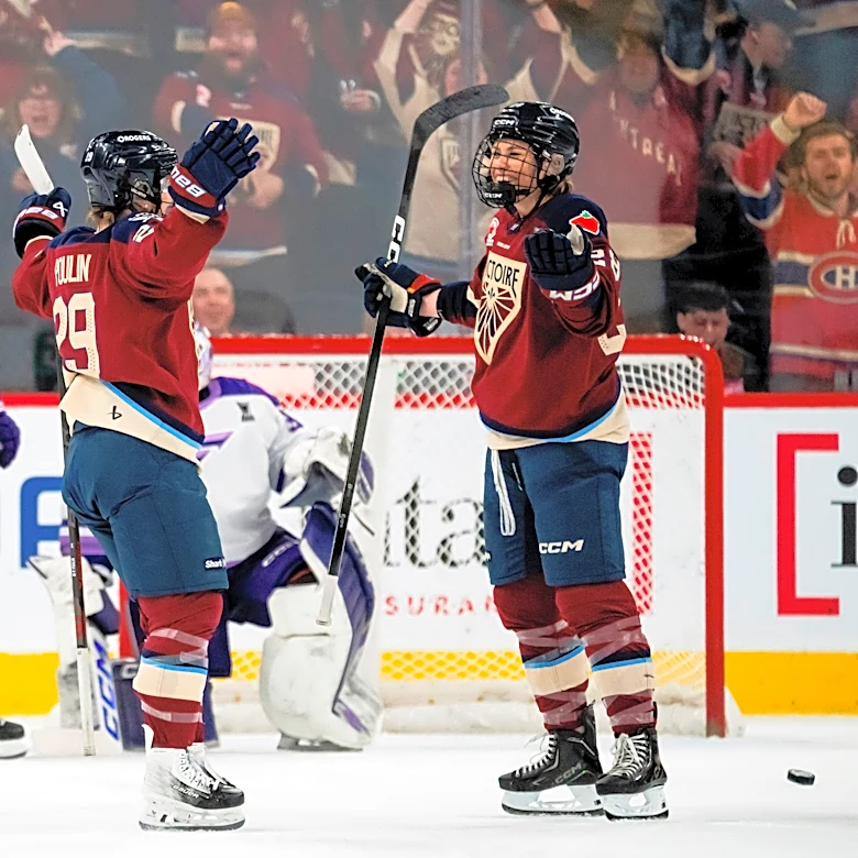 Poulin’s power-play goal lifts Victoire past Frost, Montreal to play Ottawa in final