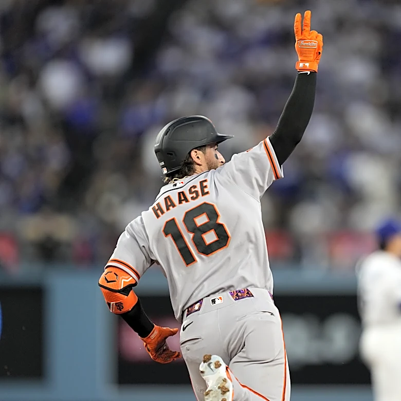 Giants beat Dodgers 6-2 as Bader and Haase hit back-to-back homers off Yamamoto