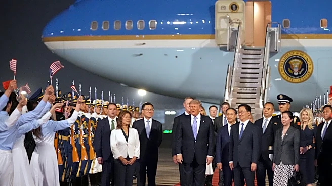 The Latest: Trump in China for Xi meeting to focus on Iran war, trade and US arms sales to Taiwan