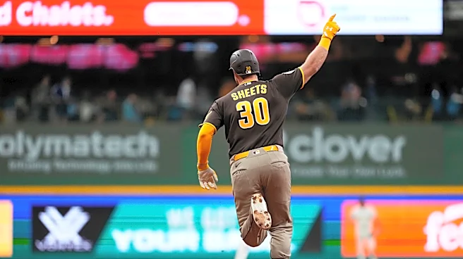 Sheets' 3-run homer in 9th lifts Padres over Brewers 3-1 after another Misiorowski scoreless outing
