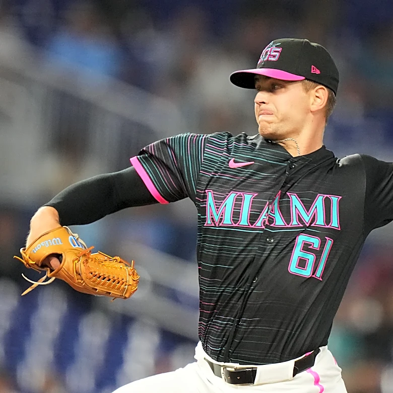 Marlins put No. 2 pitching prospect Snelling on IL with sprained UCL