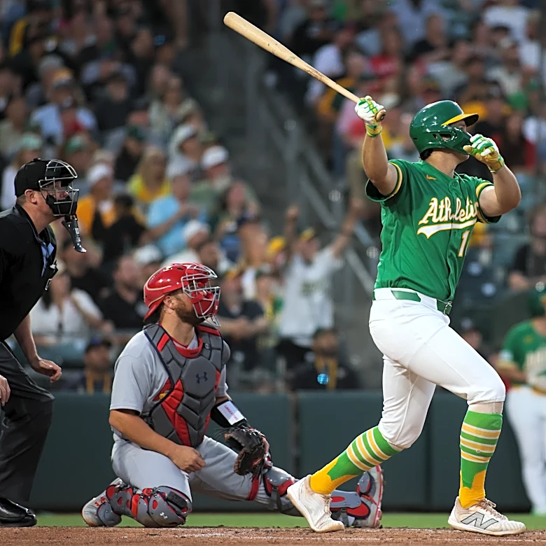 Nick Kurtz hits 3rd career grand slam to help the Athletics beat the Cardinals 6-2