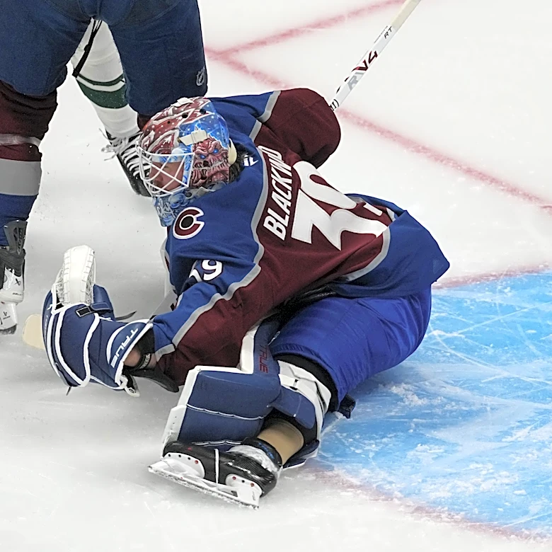 Avalanche’s closeout bid jolted as Blackwood pulled after 3 first-period goals