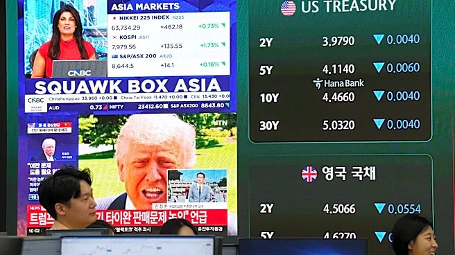 World shares mostly gain as investors watch Trump-Xi summit