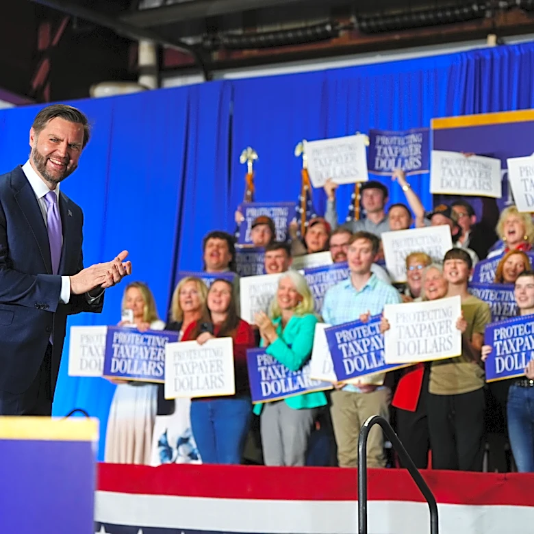 Vance promotes Trump administration's work to counter fraud while criticizing Democrats in Maine